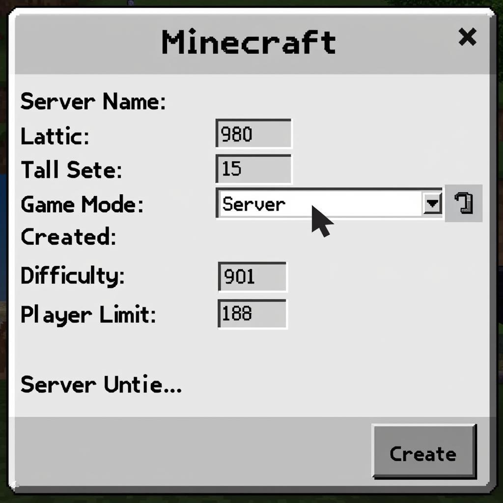 Tạo server Minecraft