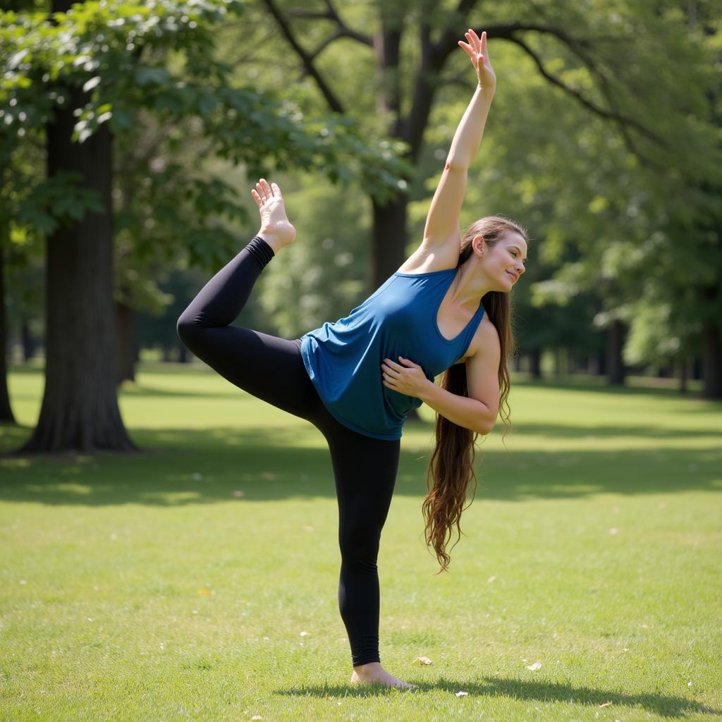 Tập yoga tăng cường sự linh hoạt