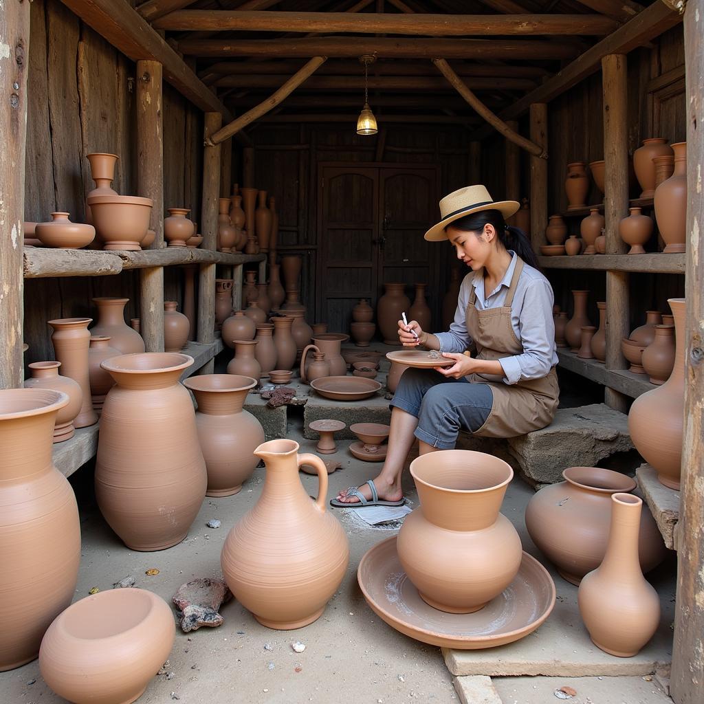 Tham Quan Làng Gốm Bàu Trúc Ninh Thuận