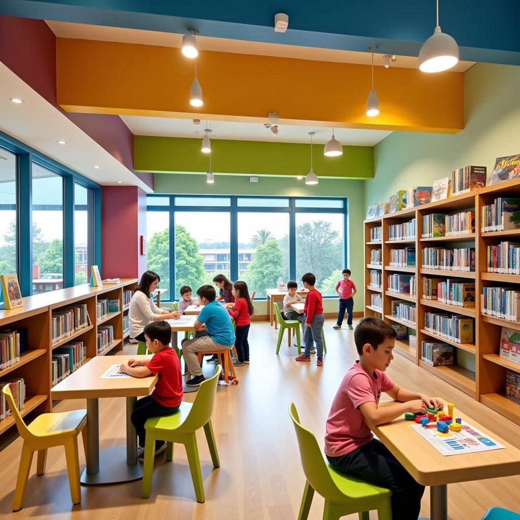 Eureka library in Can Tho with creative space