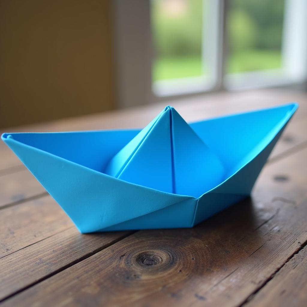 Traditional Origami Paper Boat