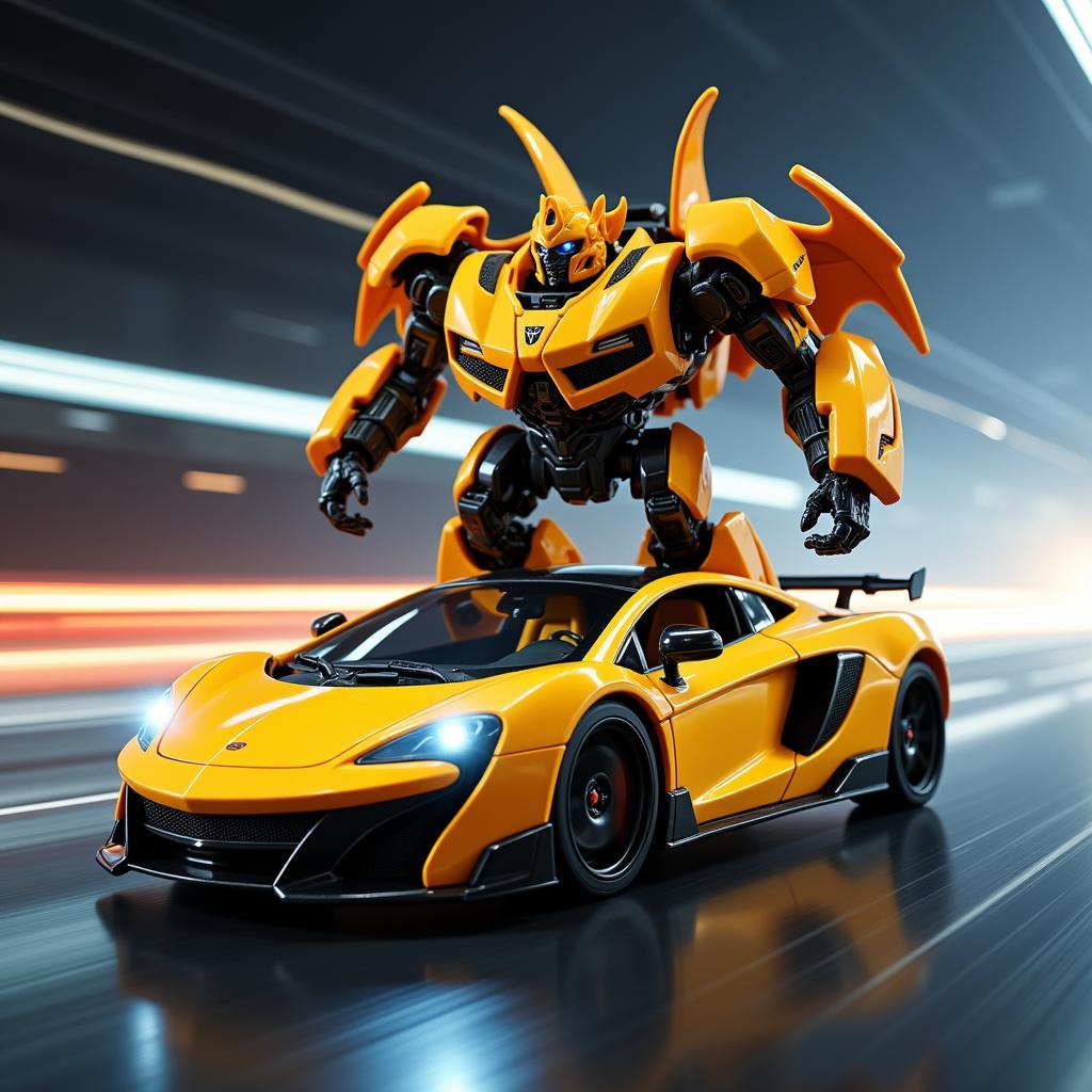 Mô hình Transformer 5 Bumblebee biến hình từ xe thể thao