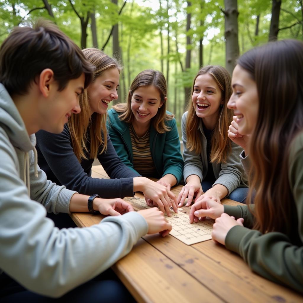 Outdoor team building activities