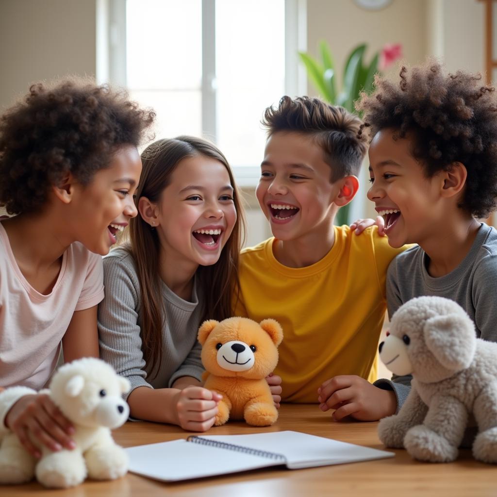 Children Playing Role-Playing Game