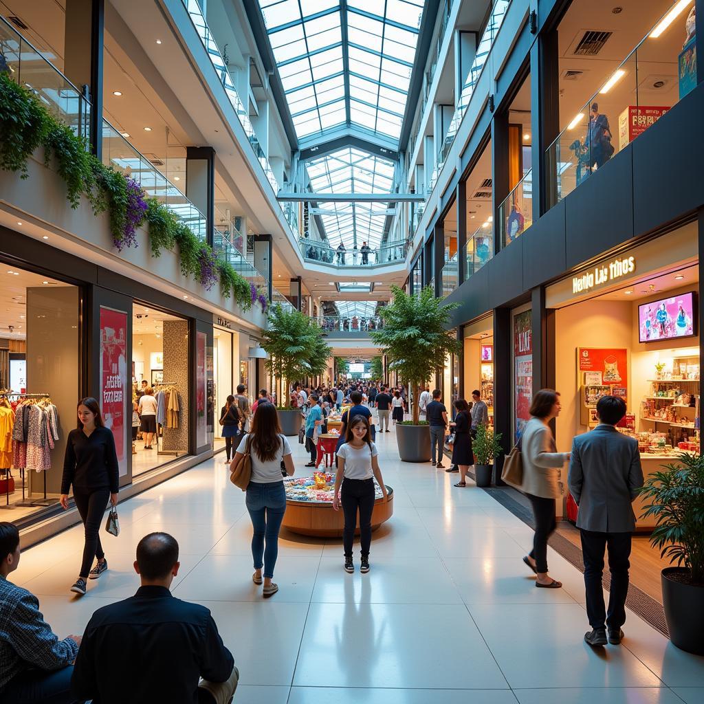 Shopping mall in Hanoi