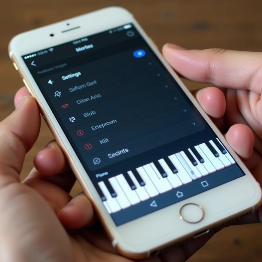 Ứng dụng chơi piano trên điện thoại