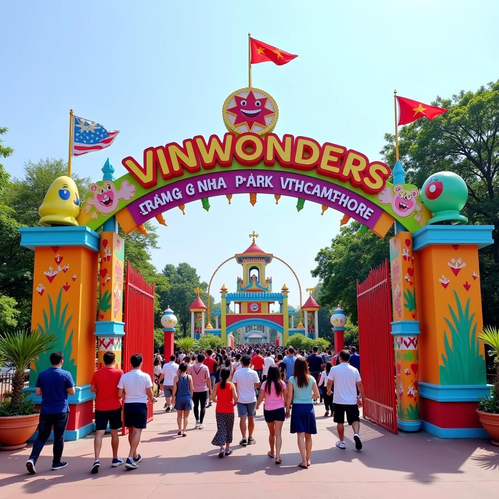 Cổng vào VinWonders Nha Trang