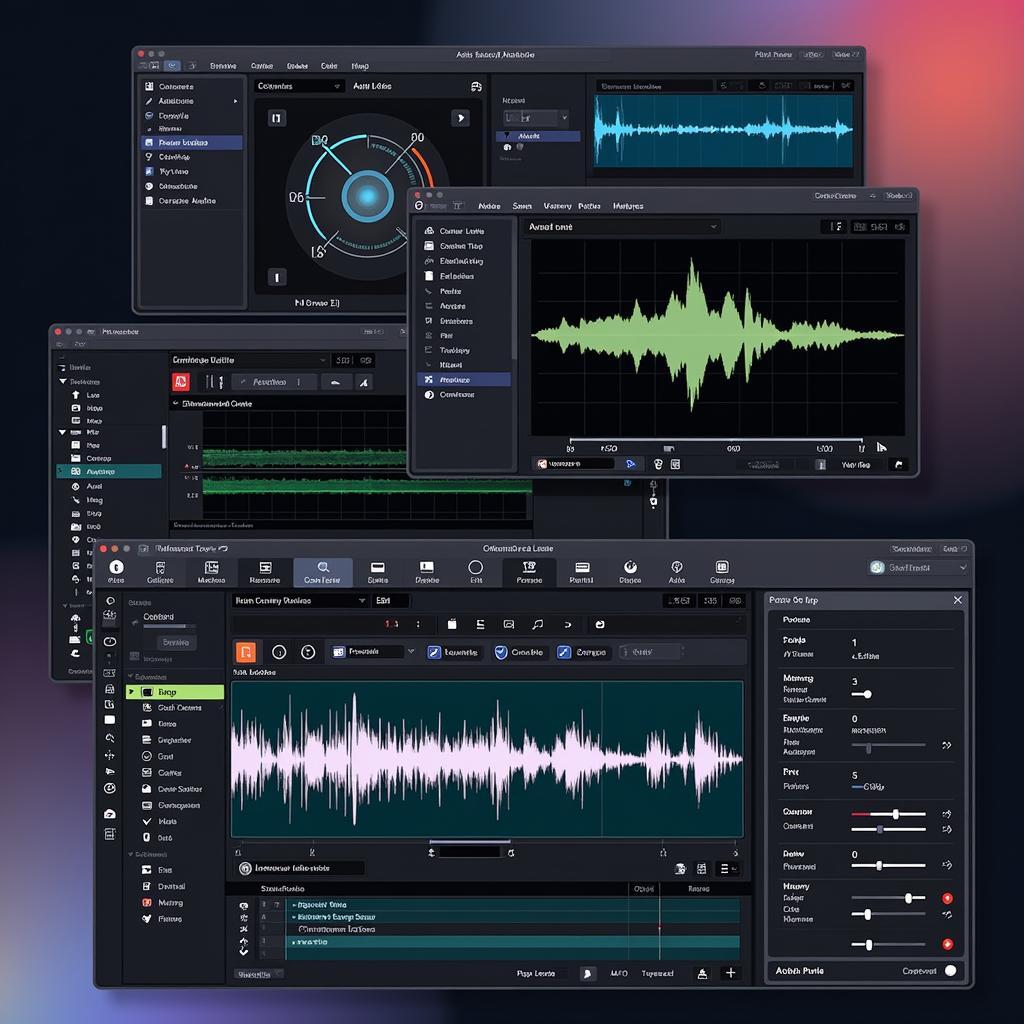 Giao diện làm việc của Adobe Audition