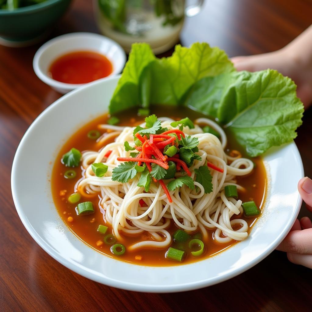 Ẩm thực Hà Nội - Phở cuốn