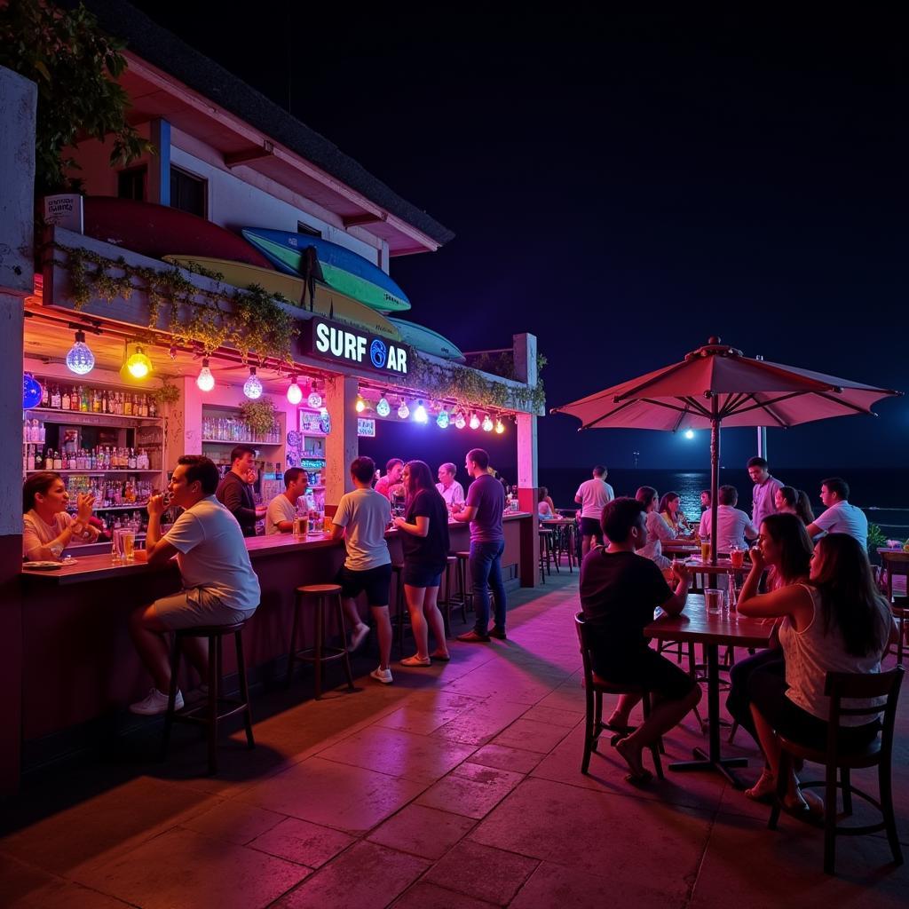 Không gian sôi động tại Surf Bar Quy Nhơn