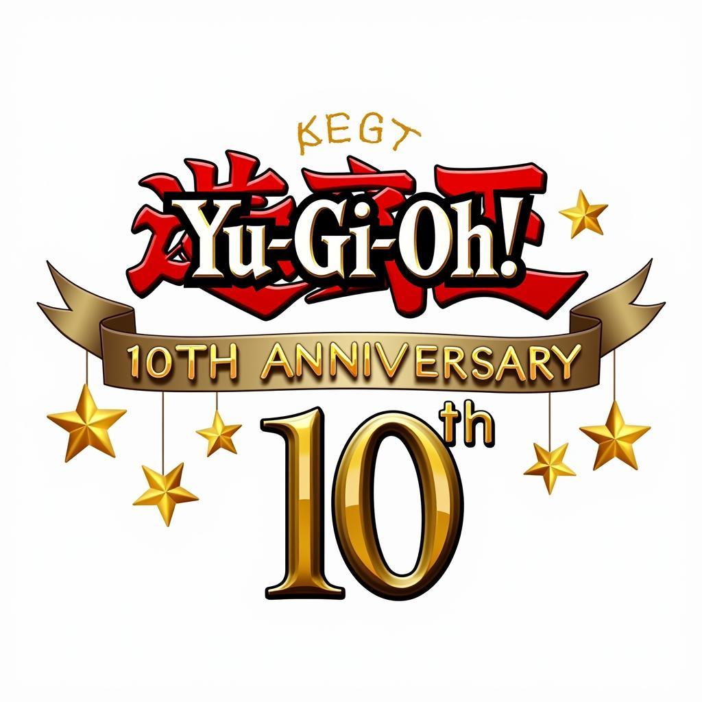 Logo kỷ niệm 10 năm anime Vua Trò Chơi Yu-Gi-Oh!