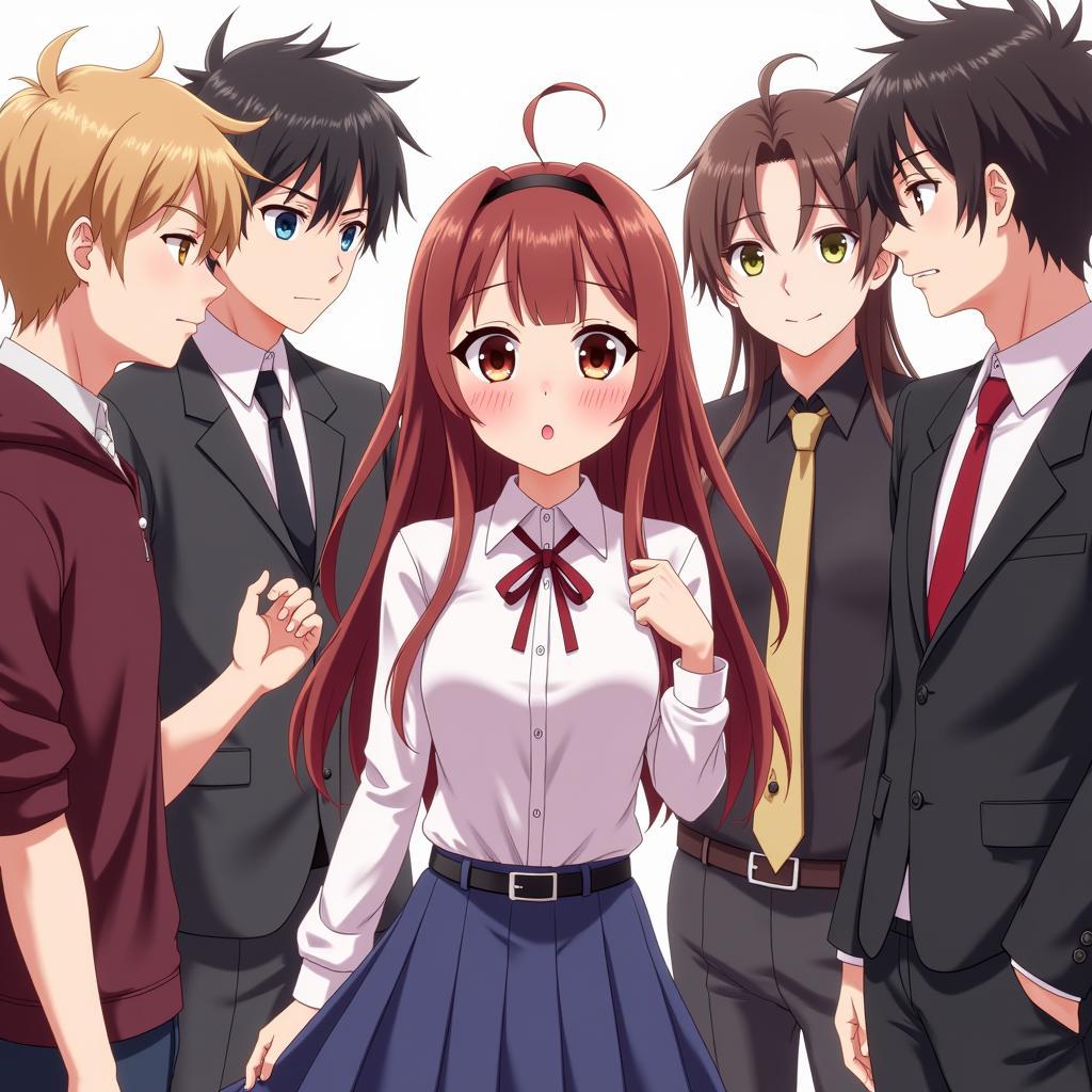 Nữ chính trong anime thể loại trò chơi otome