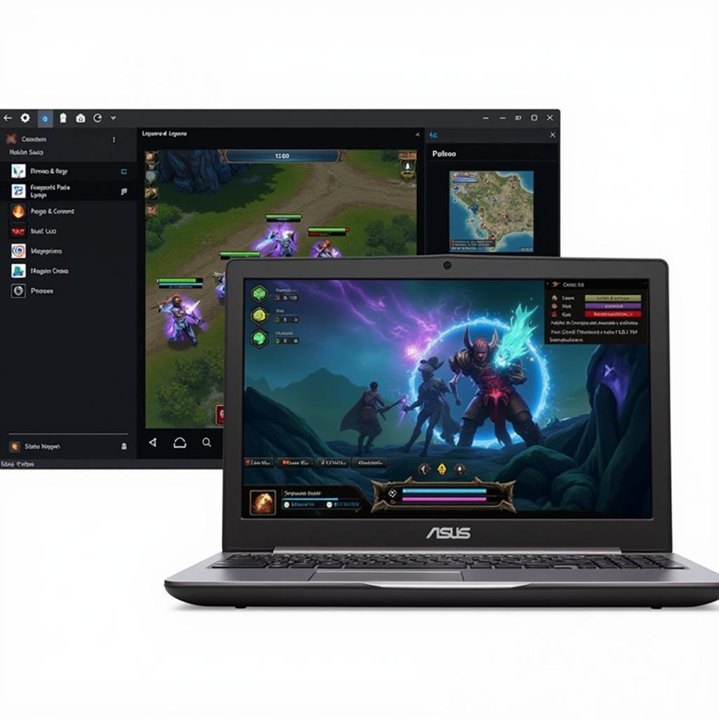 Laptop Asus X542UA i5 8250U chơi game Liên Minh Huyền Thoại