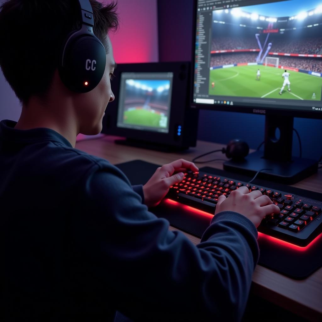 Bàn phím chơi game FIFA Online 4 nâng cao trải nghiệm