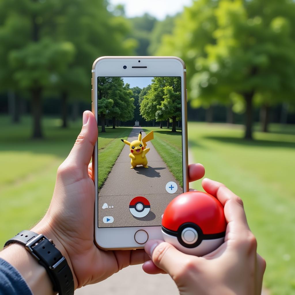 Bắt Pokemon trong Pokemon Go