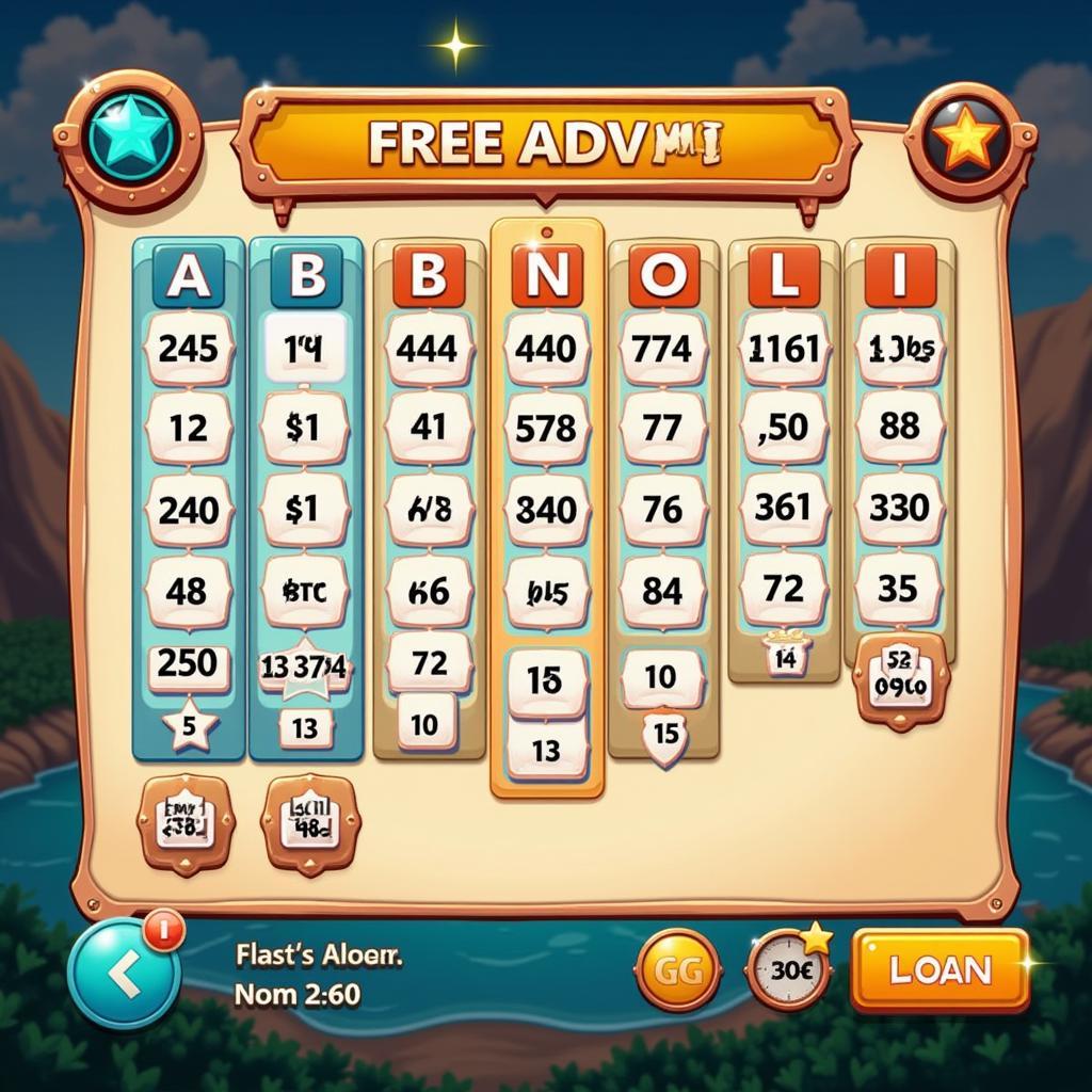 Giao diện chơi game Bingo Drive thân thiện và dễ sử dụng