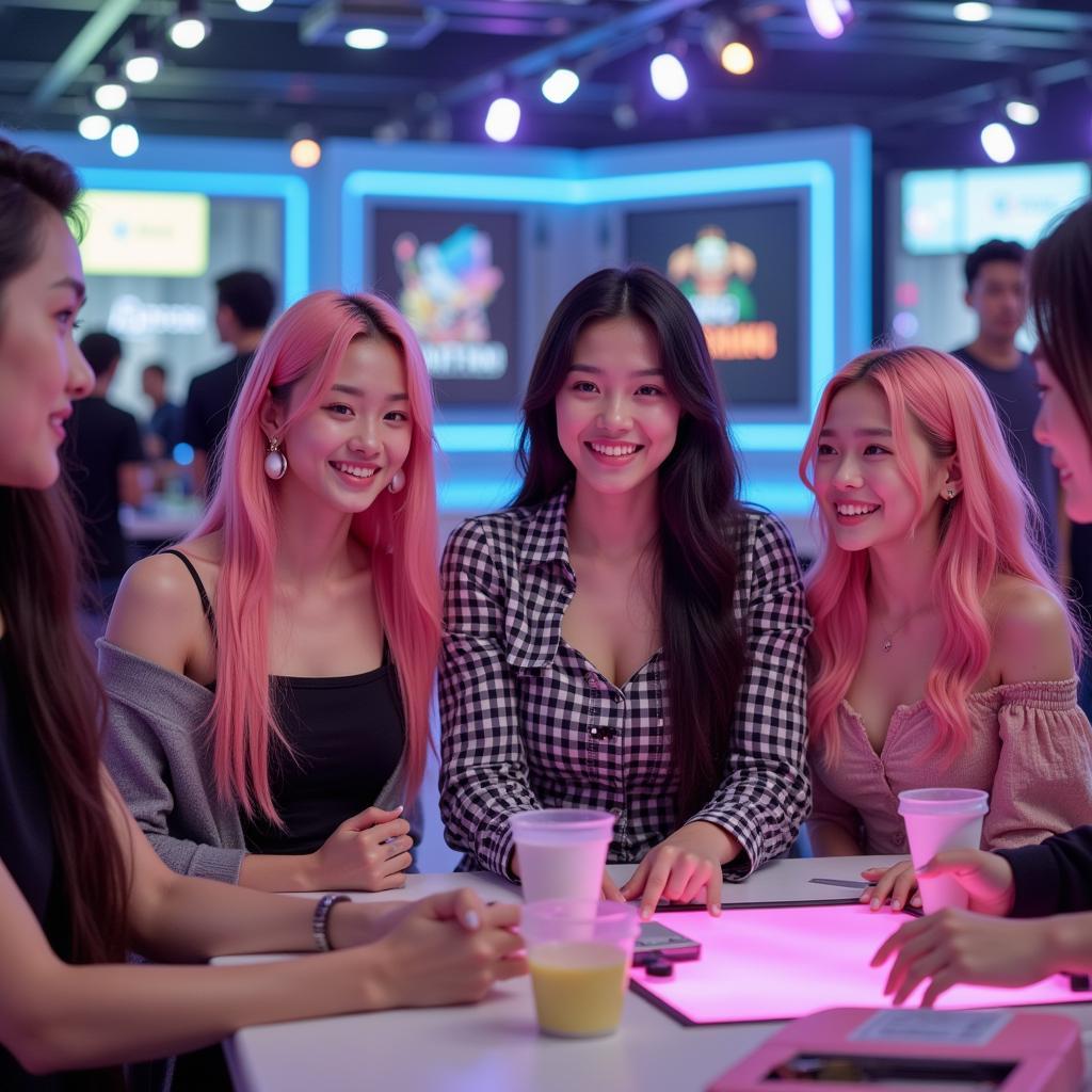 Blackpink giao lưu với fan trong game