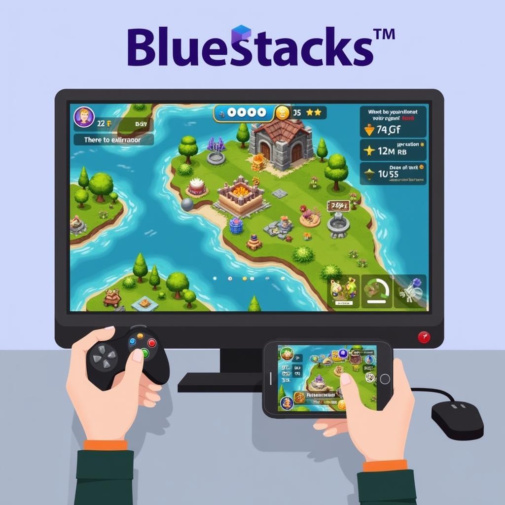 Bluestacks chơi game trên PC