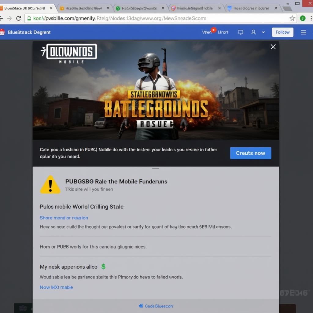 Lỗi khởi động PUBG trên Bluestacks