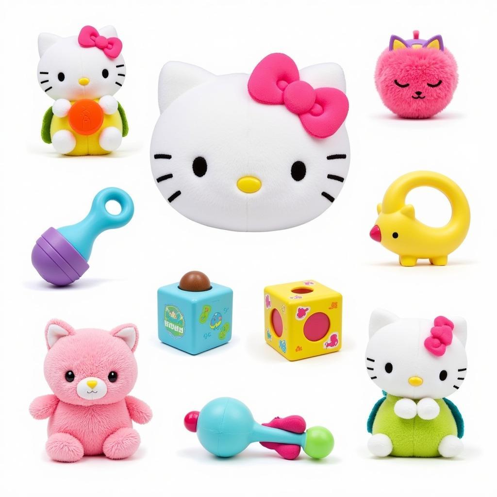 Bộ đồ chơi Hello Kitty cho bé gái dưới 3 tuổi