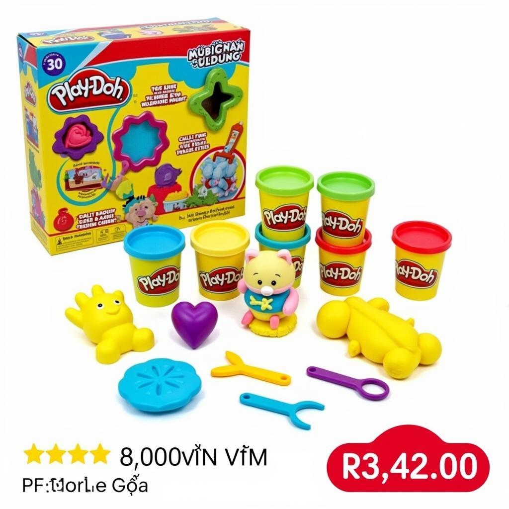 Bộ đồ chơi Play Doh 80 ngàn cho bé