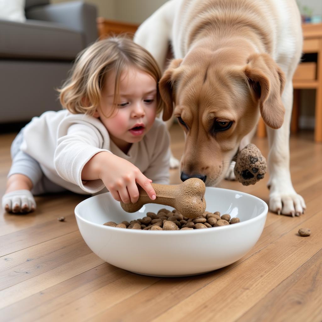 Bộ đồ chơi trộm xương chó tăng cường khả năng phản xạ