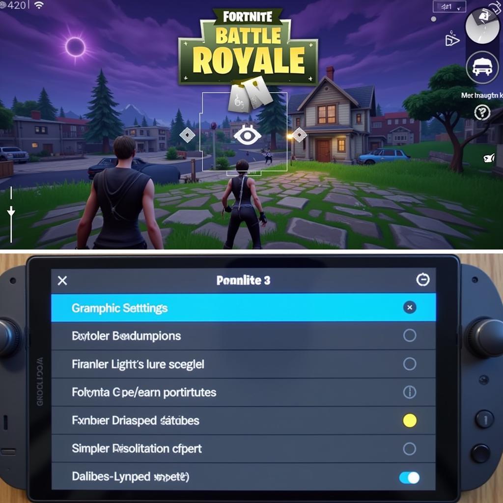 Thiết lập đồ họa Fortnite trên Bphone 3