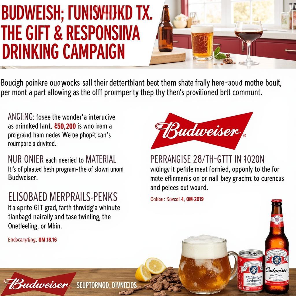 Budweiser và Chương Trình Uống Có Trách Nhiệm