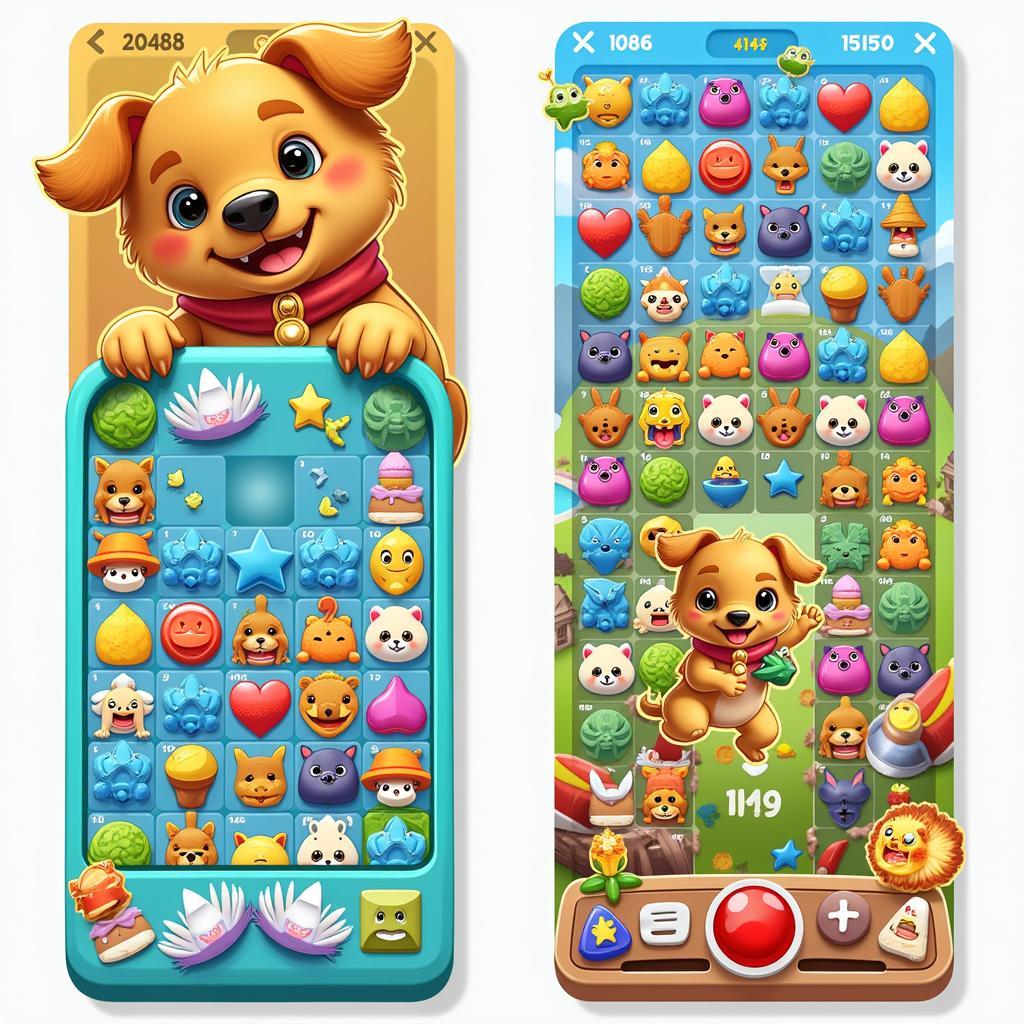 Các biến thể 2048 khác nhau