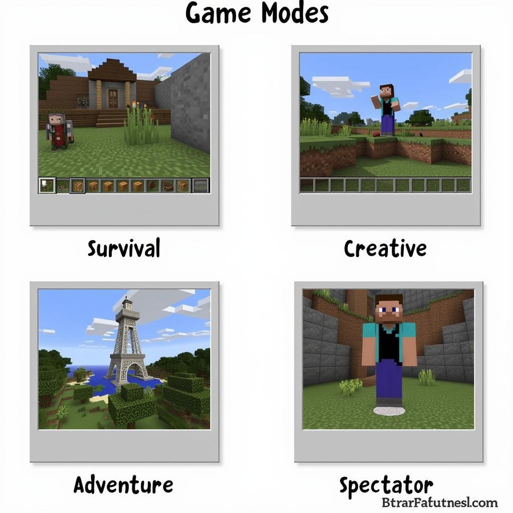 Các Chế Độ Chơi Minecraft