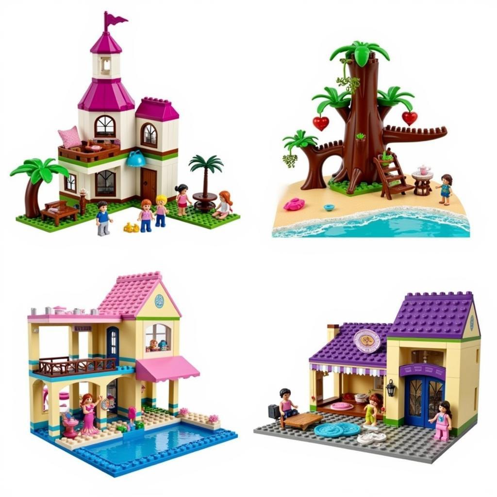 Các loại bộ đồ chơi Lego Friends nhà khác nhau