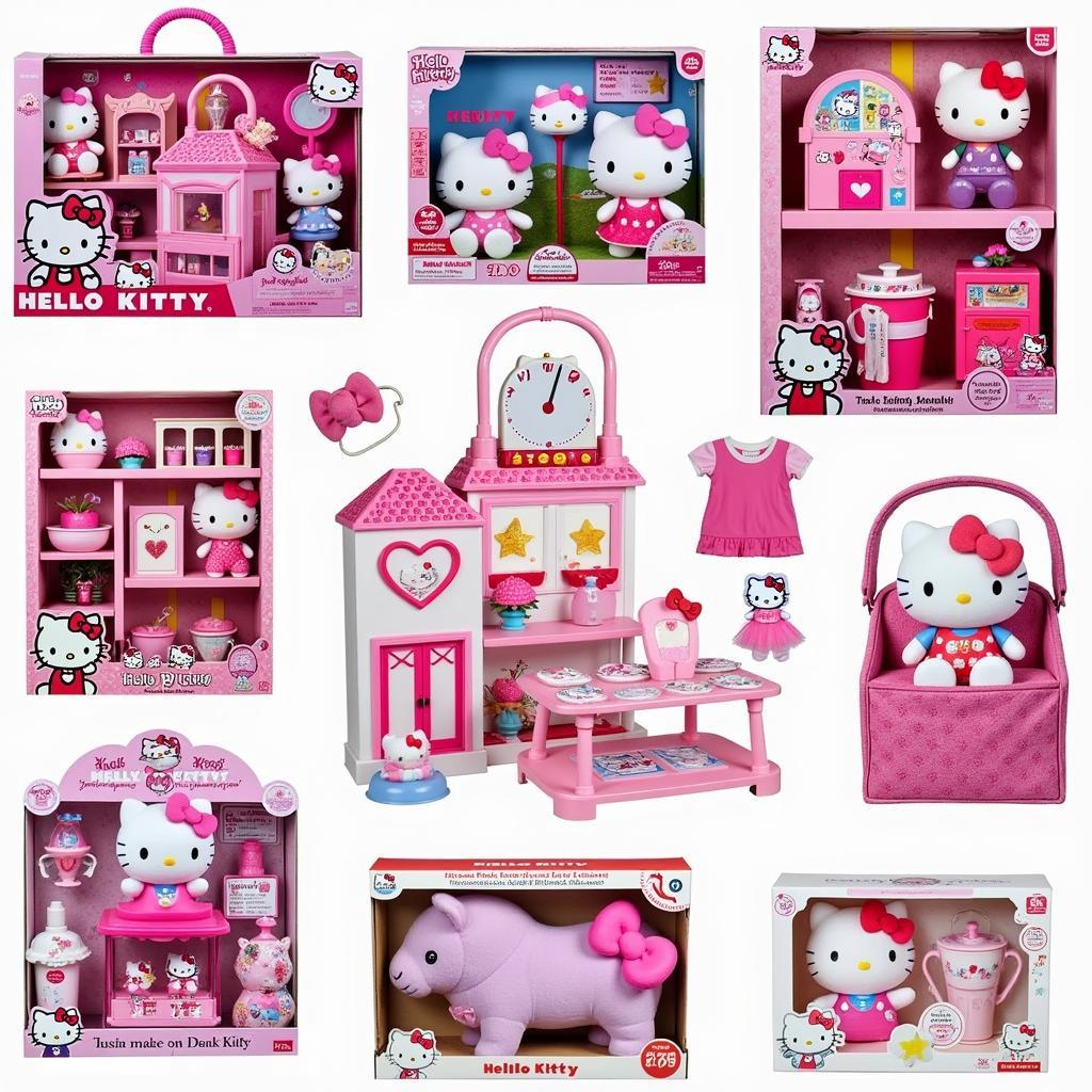 Các loại bộ đồ chơi mèo Hello Kitty