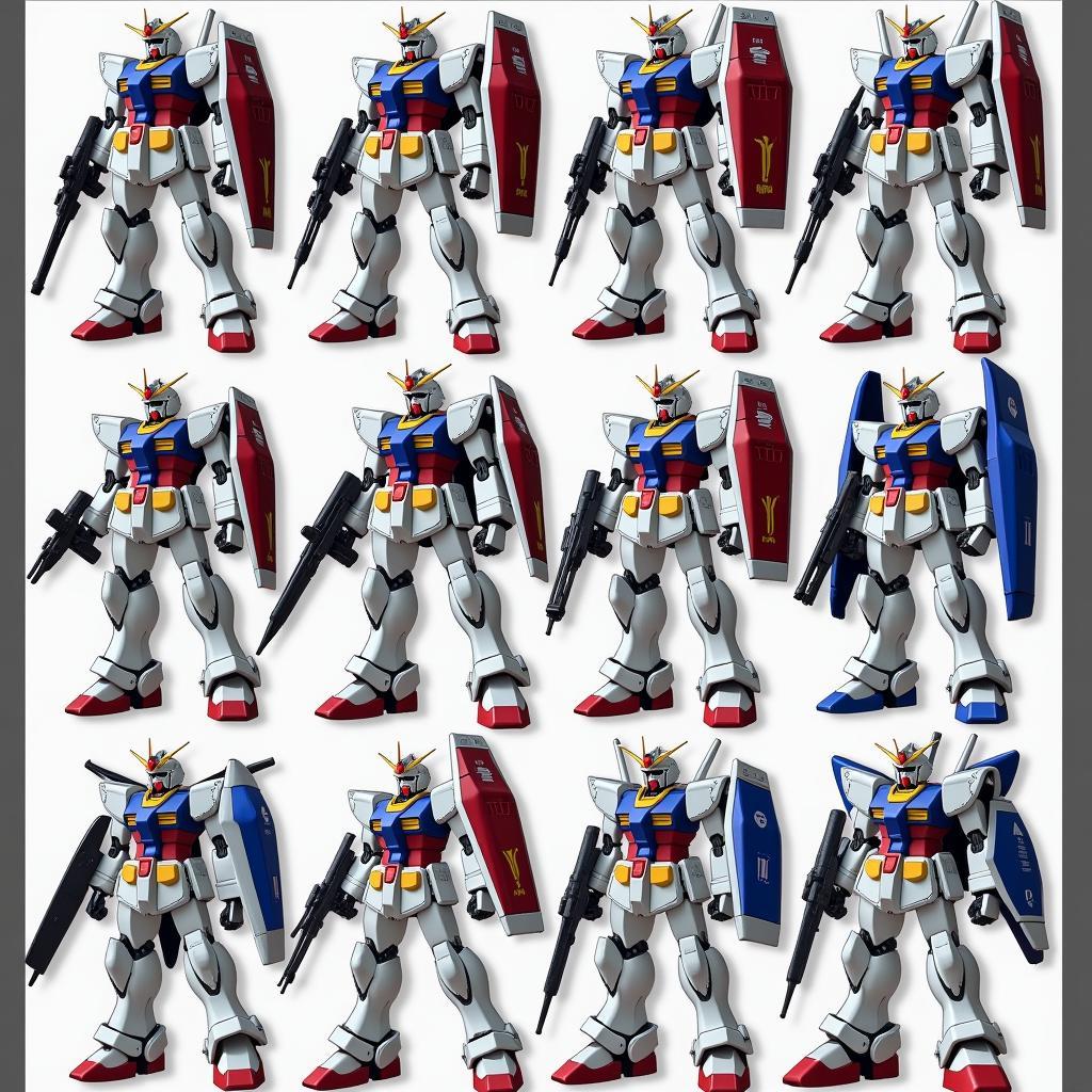 Các loại bộ dụng cụ chơi gundam khác nhau