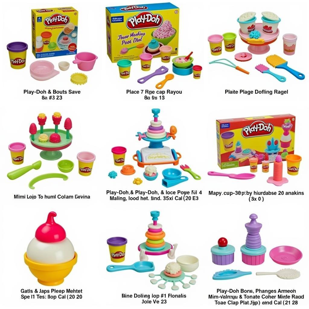 Các loại bộ máy làm kem Play-Doh