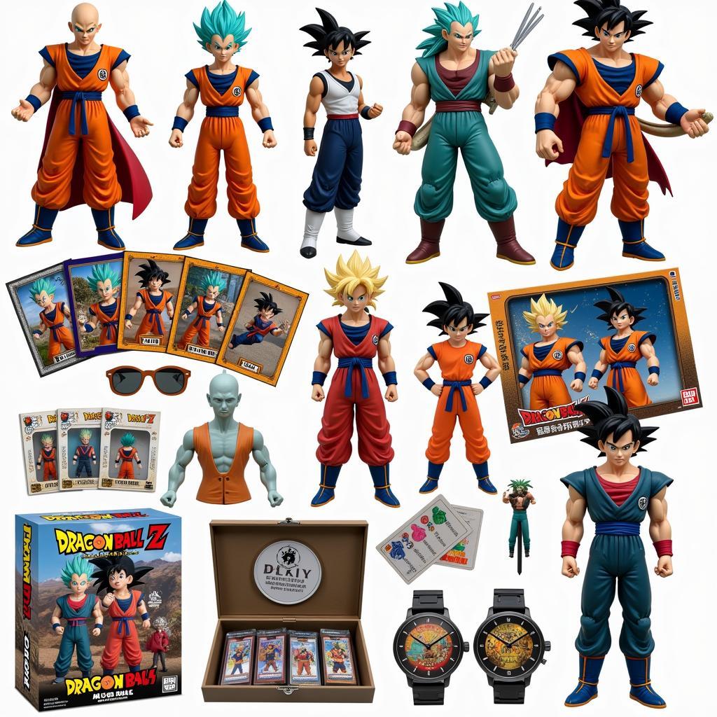 Các loại đồ chơi Dragon Ball phổ biến trên thị trường