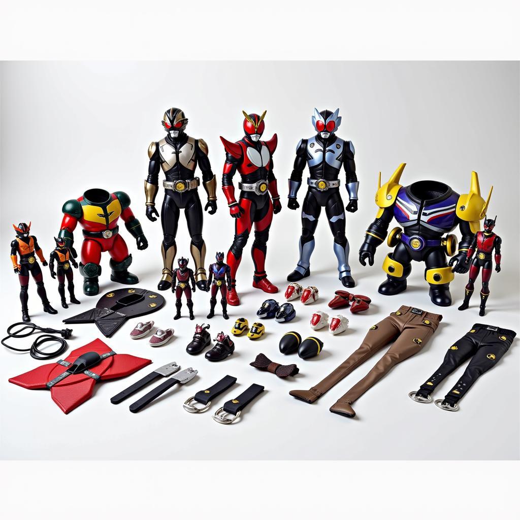 Các loại đồ chơi Kamen Rider W