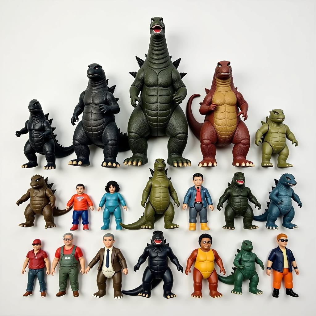 Các loại Godzilla đồ chơi