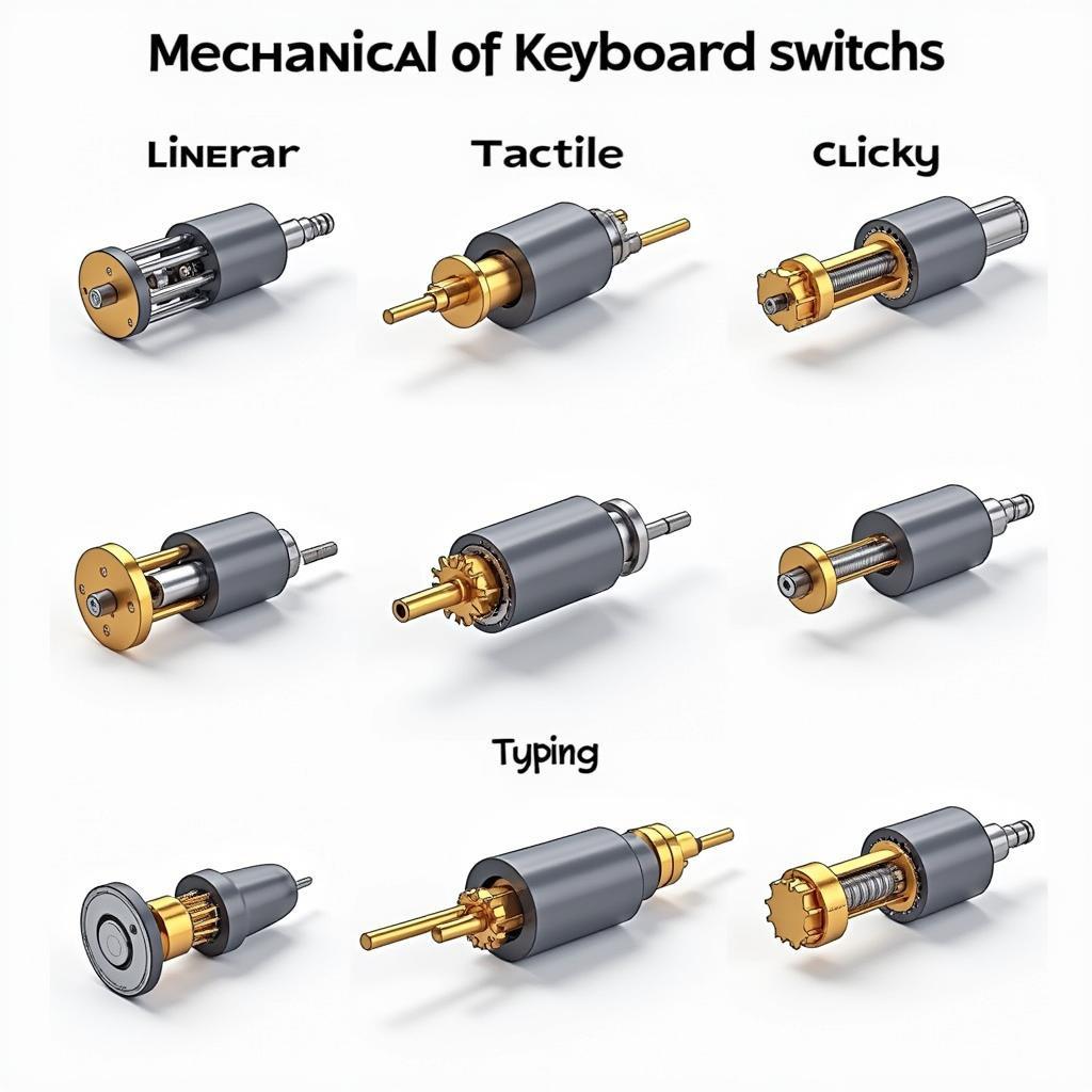 Các loại switch bàn phím cơ