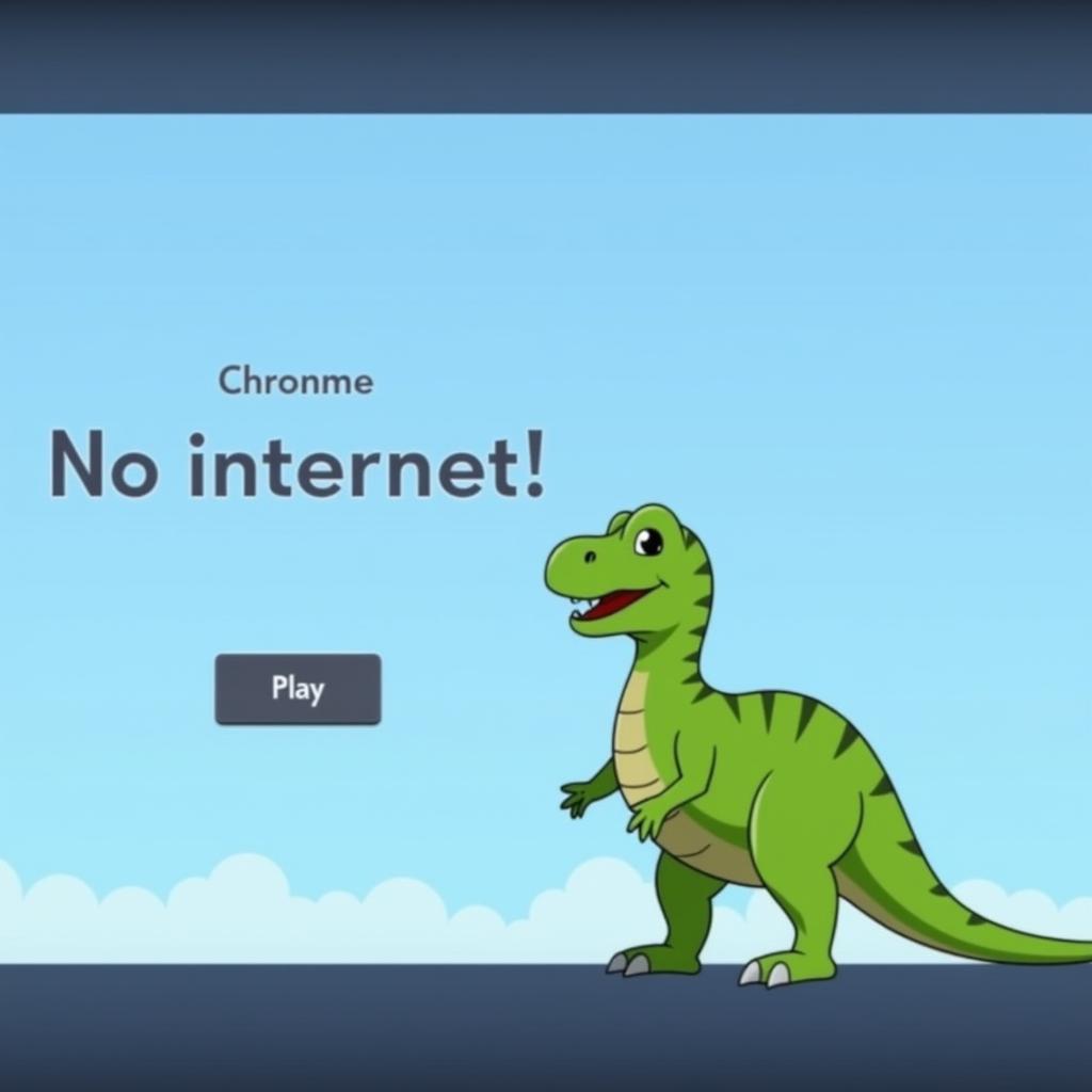 Bắt đầu trò chơi khủng long chrome offline