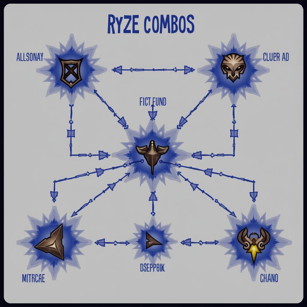 Các combo của Ryze mới