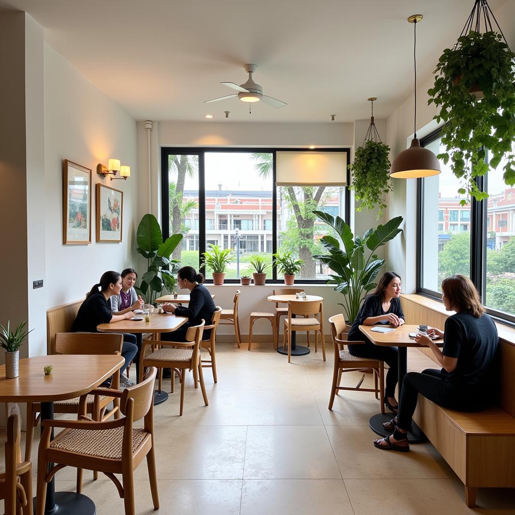 Không gian cafe chơi thoáng mát tại Hải Phòng