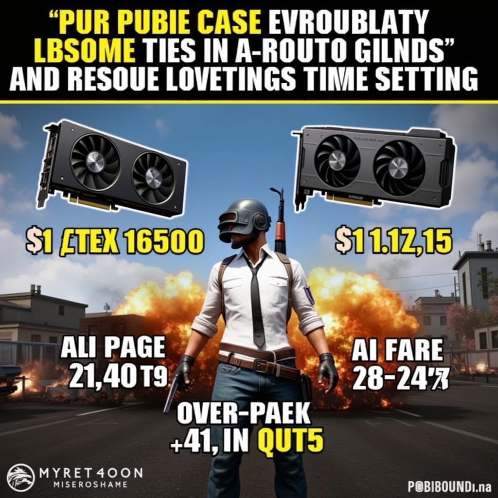 Card màn hình chơi PUBG phân khúc bình dân