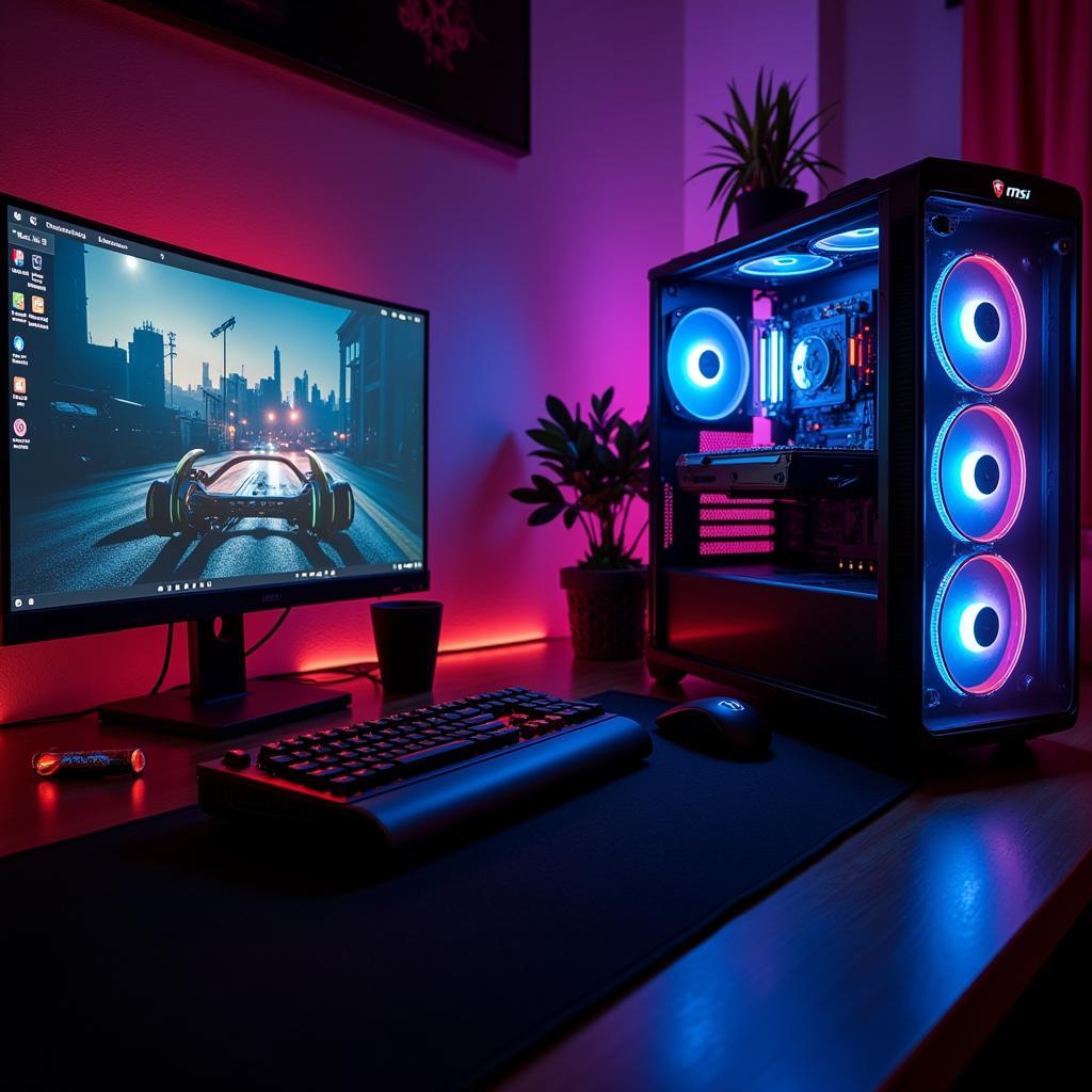 Card Màn Hình MSI trong dàn máy Gaming Setup