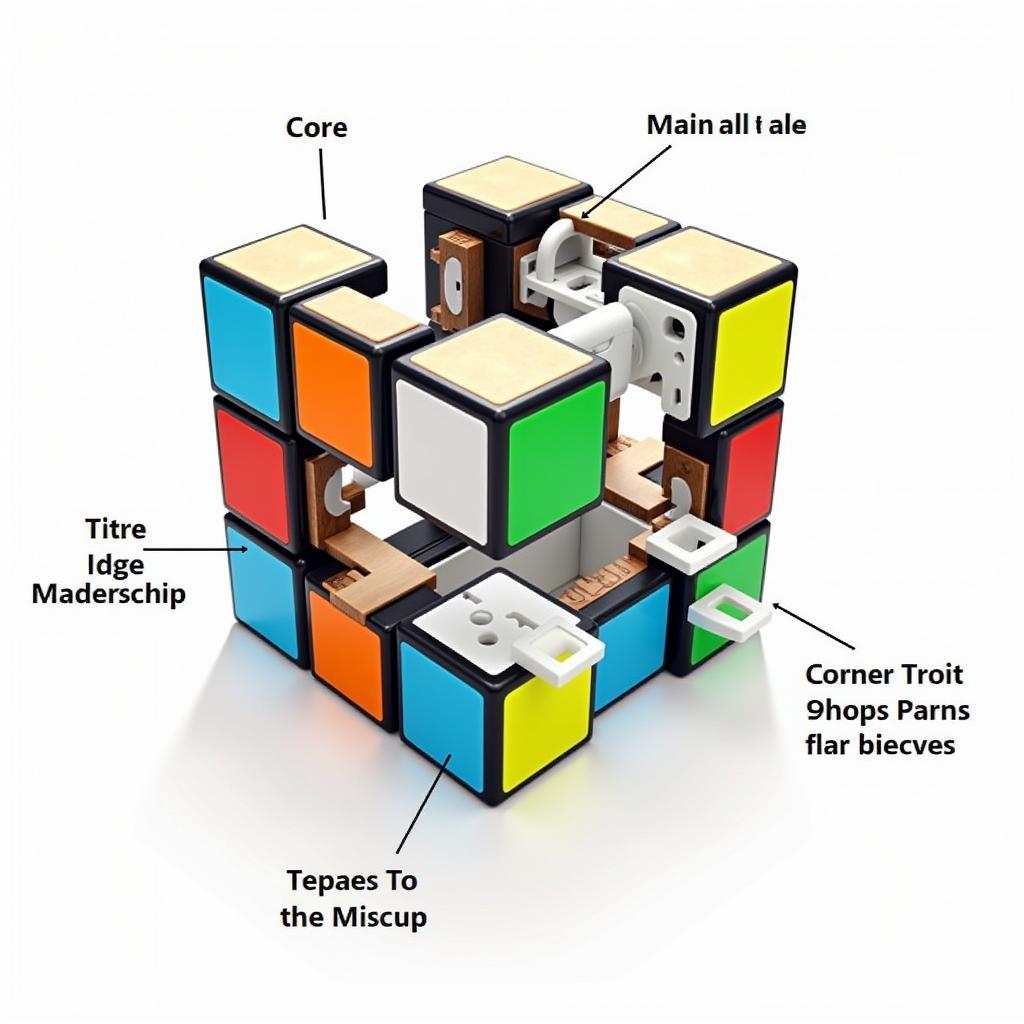 Cấu tạo chi tiết của Rubik 5