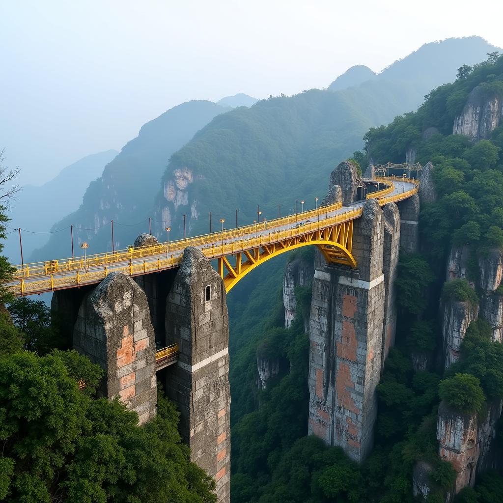 Cầu Vàng trên Bà Nà Hills, Đà Nẵng