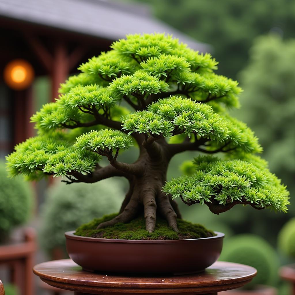 Cây bonsai chơi Tết đẹp mắt, mang lại không khí tươi mới cho ngôi nhà