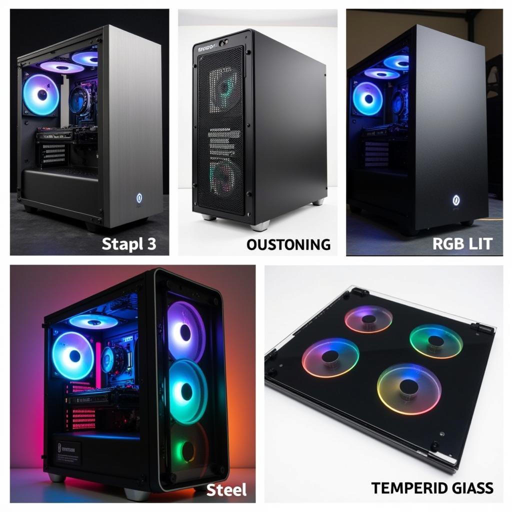 Chất liệu và thiết kế case gaming