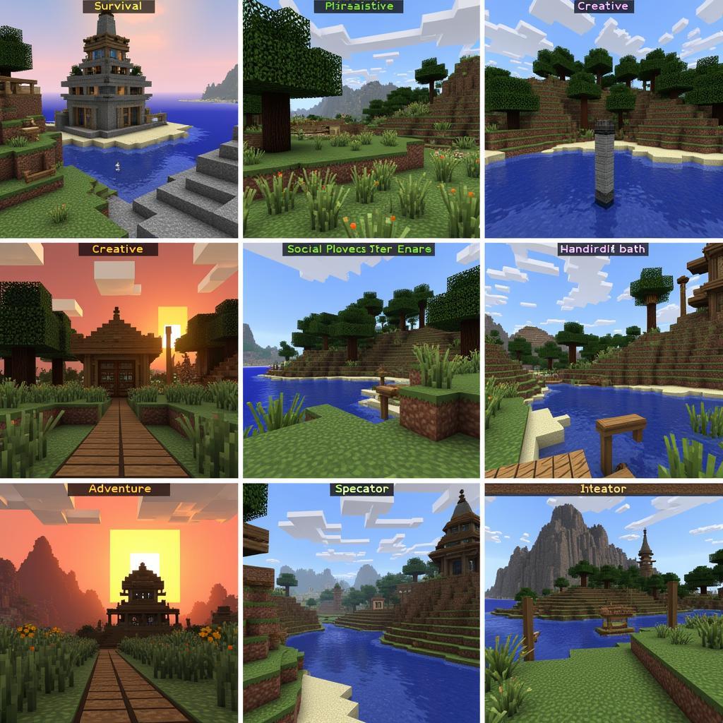 Các chế độ chơi Minecraft