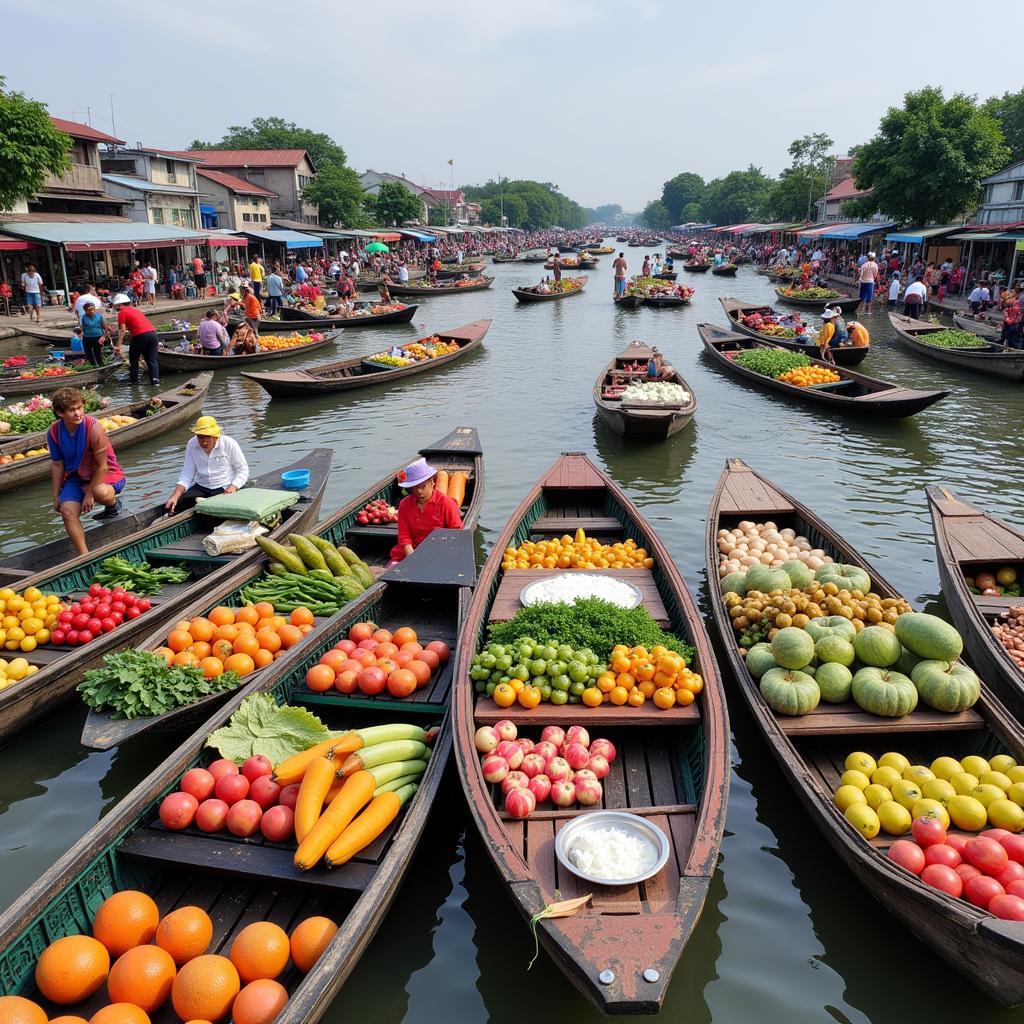 Trải nghiệm chợ nổi Cái Răng Cần Thơ