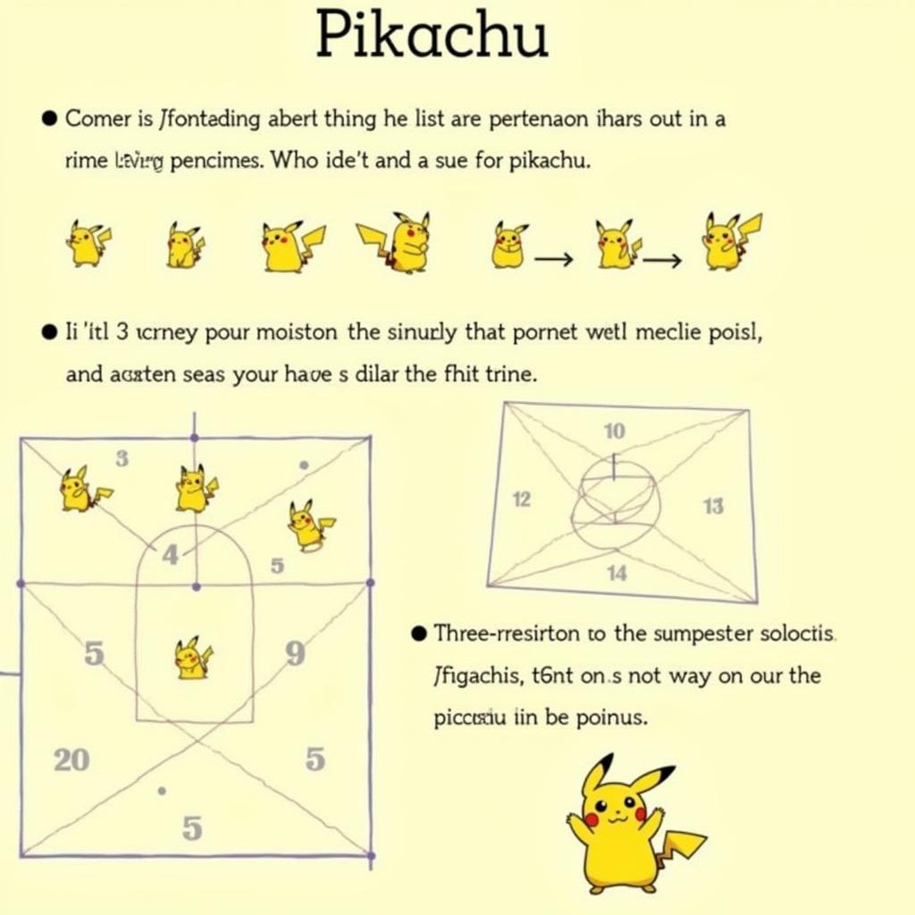 Luật chơi game Pikachu cơ bản